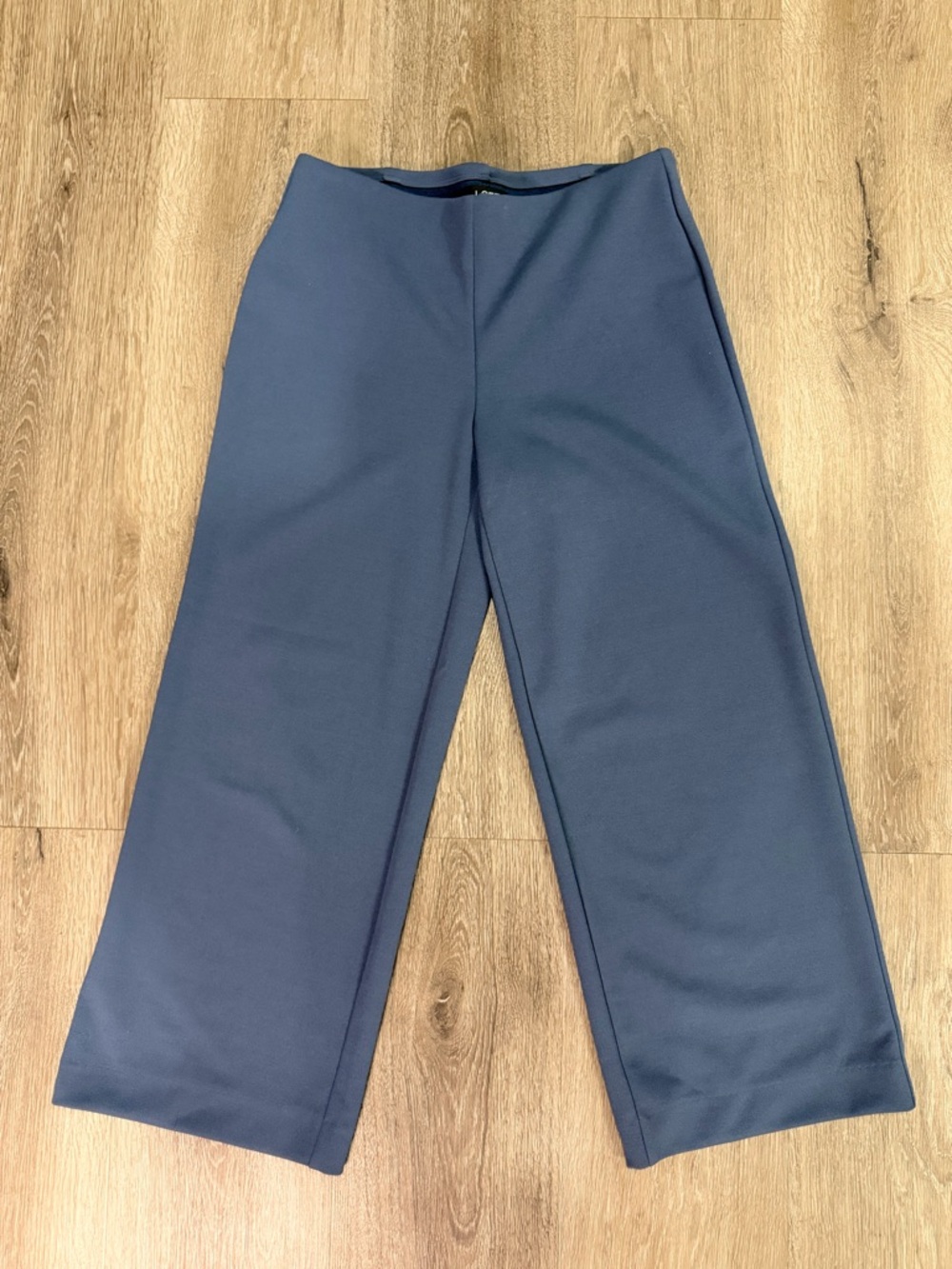 LOFT Wide-Leg Trousers in Deep Navy